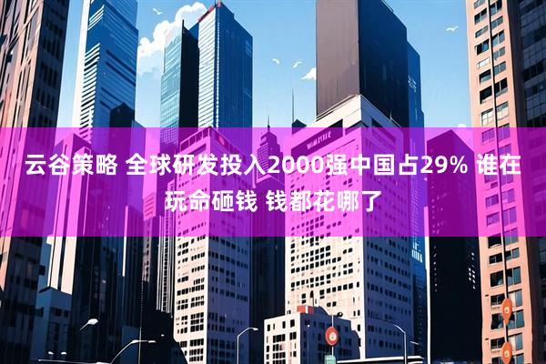 云谷策略 全球研发投入2000强中国占29% 谁在玩命砸钱 钱都花哪了